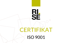 Certificate ISO 9001