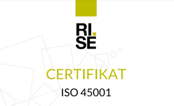 Certificate ISO 45001